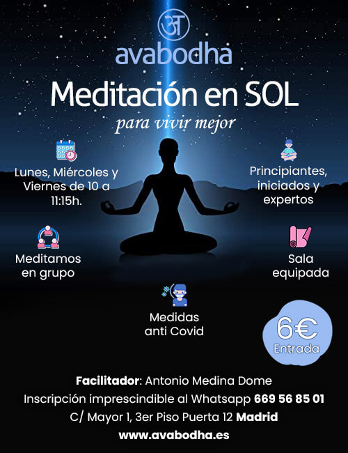 meditación en sol madrid